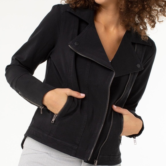 Liverpool Jeans Company Jackets & Blazers - Liverpool Women Moto Jacket, size M